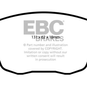 EBC Ultimax prednje kočione pločice za Skoda Fabia