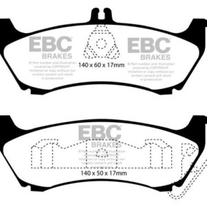 EBC Ultimax stražnje kočione pločice za Mercedes-Benz M-Class