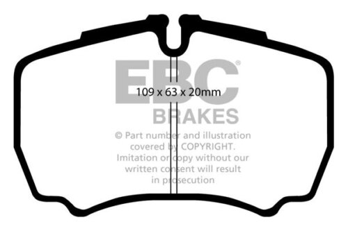 EBC Ultimax rear brake pads for Ford Transit, Iveco Daily