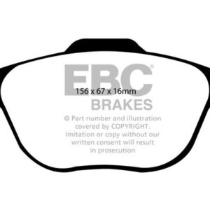 EBC Ultimax prednje kočione pločice za Ford Tourneo Connect, Ford Transit Connect