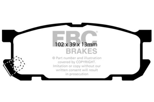 EBC Ultimax stražnje kočione pločice za Mazda MX-5