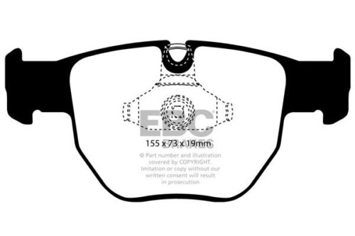EBC Ultimax front brake pads for Land Rover Range Rover
