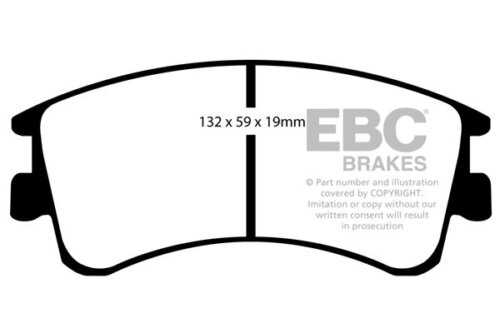 EBC Ultimax front brake pads for Mazda 6