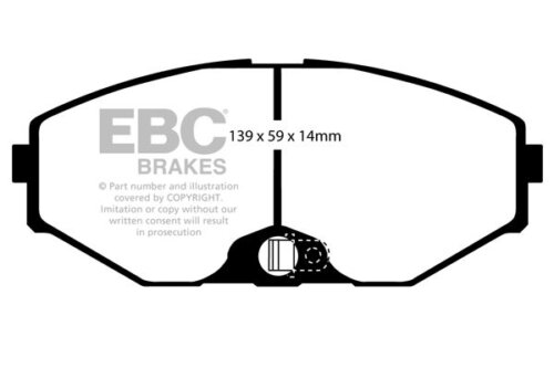 EBC Ultimax prednje kočione pločice za Nissan MAXIMA (aliases: MAXIMA QX)
