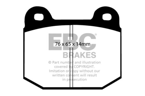 EBC Ultimax rear brake pads for Infiniti G, Maserati Quattroporte