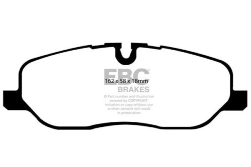 EBC Ultimax front brake pads for Land Rover Discovery, Land Rover Range Rover