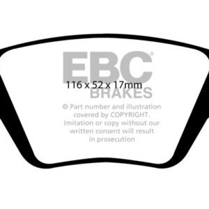 EBC Ultimax stražnje kočione pločice za Renault Kangoo, Renault Kangoo Express