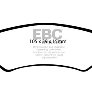 EBC Ultimax stražnje kočione pločice za Chevrolet Lacetti, Daewoo Nubira