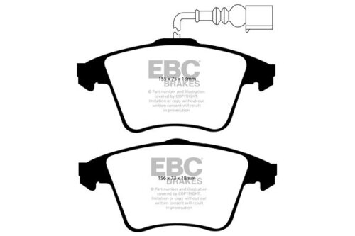 EBC Ultimax front brake pads for VW Transporter
