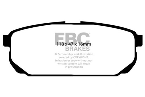 EBC Ultimax rear brake pads for KIA Sorento