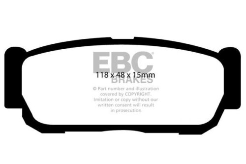 EBC Ultimax stražnje kočione pločice za SsangYong Rexton, SsangYong Rodius