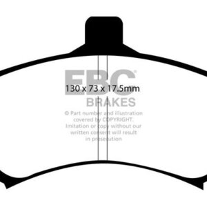 EBC Ultimax front brake pads for Smart Forfour