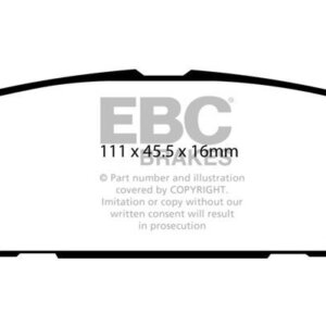 EBC Ultimax stražnje kočione pločice za Hyundai Terracan