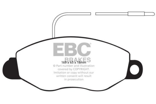 EBC Ultimax front brake pads for Nissan Cabstar E