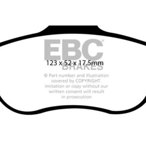 EBC Ultimax front brake pads for FIAT Panda