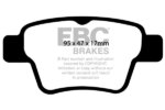 EBC Ultimax rear brake pads for Peugeot 207