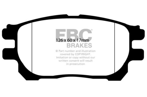 EBC Ultimax front brake pads for Toyota Previa