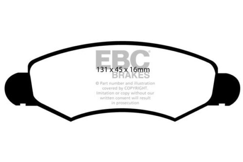 EBC Ultimax front brake pads for Suzuki Ignis, Suzuki Wagon R+