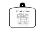 EBC Ultimax front brake pads for Skoda 100, Skoda 110
