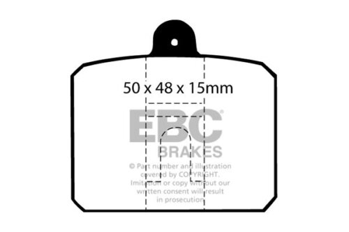 EBC Ultimax front brake pads for Skoda 100, Skoda 110