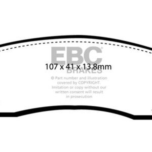 EBC Ultimax stražnje kočione pločice za Cadillac Allante