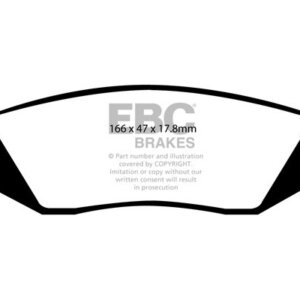 EBC Ultimax stražnje kočione pločice za RAM 1500, Dodge RAM