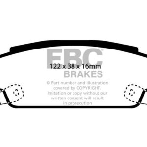 EBC Ultimax stražnje kočione pločice za Cadillac CTS, Cadillac STS
