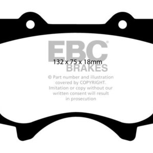 EBC Ultimax prednje kočione pločice za Mitsubishi Pajero, Toyota Land Cruiser