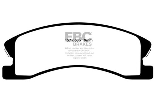 EBC Ultimax front brake pads for Jeep Grand Cherokee