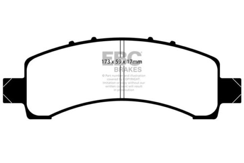 EBC Ultimax rear brake pads for Cadillac Escalade, Chevrolet Avalanche