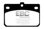 EBC Ultimax front brake pads for Toyota Corolla