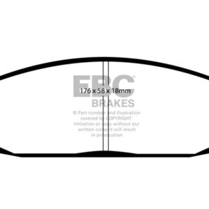 EBC Ultimax prednje kočione pločice za Jeep Commander, Jeep Grand Cherokee