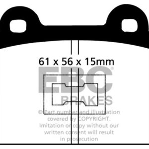 EBC Ultimax front brake pads for VW Passat, Audi A5