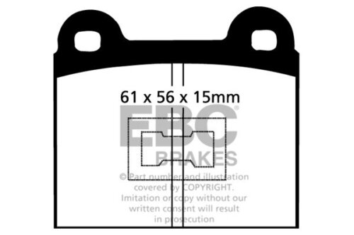 EBC Ultimax front brake pads for VW Passat, Audi A5