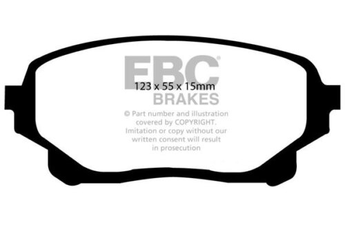 EBC Ultimax front brake pads for Suzuki Grand Vitara