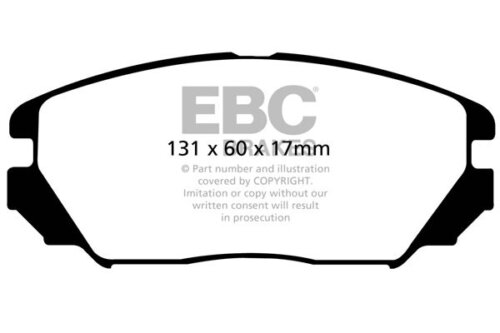 EBC Ultimax prednje kočione pločice za Hyundai Grandeur, Hyundai Tucson