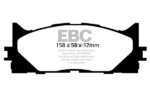 EBC Ultimax front brake pads for Lexus ES, Toyota Prius+