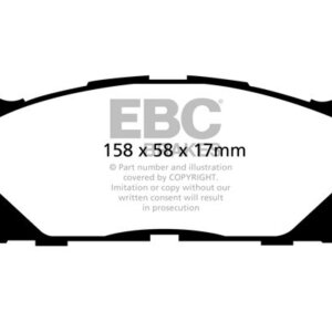 EBC Ultimax prednje kočione pločice za Lexus ES, Toyota Prius+