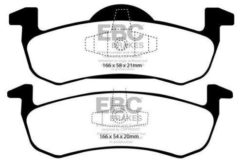 EBC Ultimax rear brake pads for Ford Expedition, Lincoln Navigator