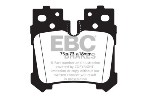 EBC Ultimax rear brake pads for Lexus LS