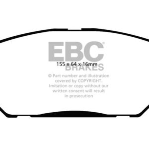 EBC Ultimax front brake pads for Hyundai ix55