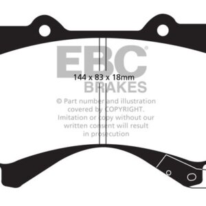 EBC Ultimax front brake pads for Lexus LX, Toyota Land Cruiser