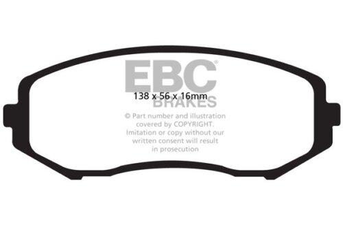 EBC Ultimax front brake pads for Suzuki Grand Vitara