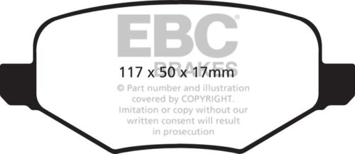 EBC Ultimax rear brake pads for Ford Edge, Ford Explorer