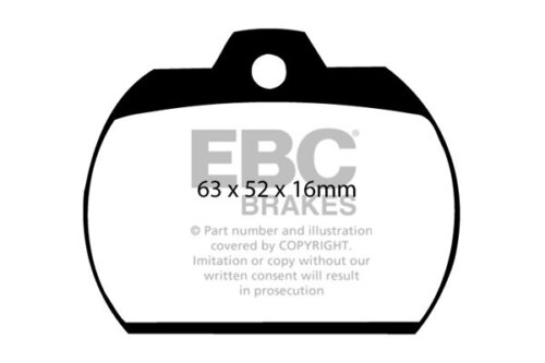 EBC Ultimax front brake pads for VW Karmann Ghia, VW Kaefer