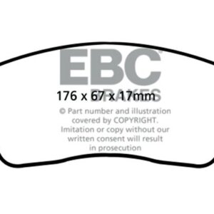 EBC Ultimax front brake pads for Cadillac SRX, Saab 9-4X