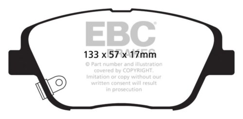 EBC Ultimax front brake pads for KIA Optima