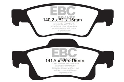 EBC Ultimax rear brake pads for Jeep Grand Cherokee
