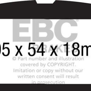 EBC Ultimax front brake pads for Ford Explorer
