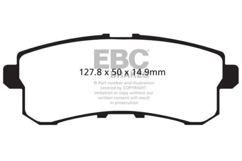EBC Ultimax rear brake pads for Nissan Patrol, Infiniti QX80